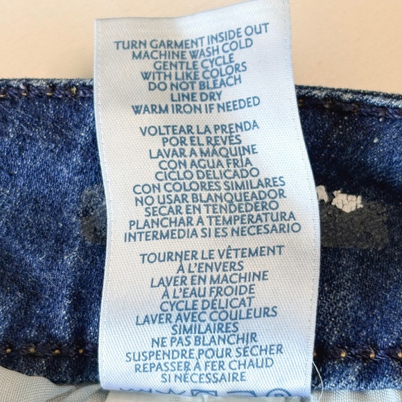 Seven7 High Rise Skinny Jeans - Size 18W - Dark Blue - Picture 9 of 9